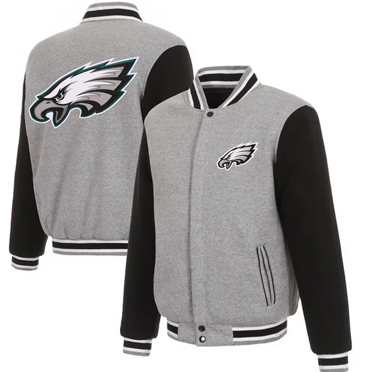 Men's NFL Eagles Reversible Fleece Jacket