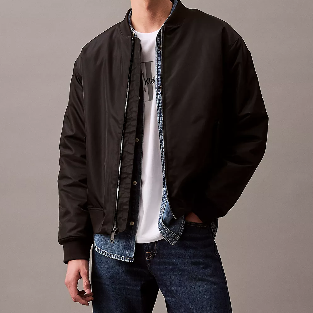 Men's CK MA-1 Nylon Bomber Jacket