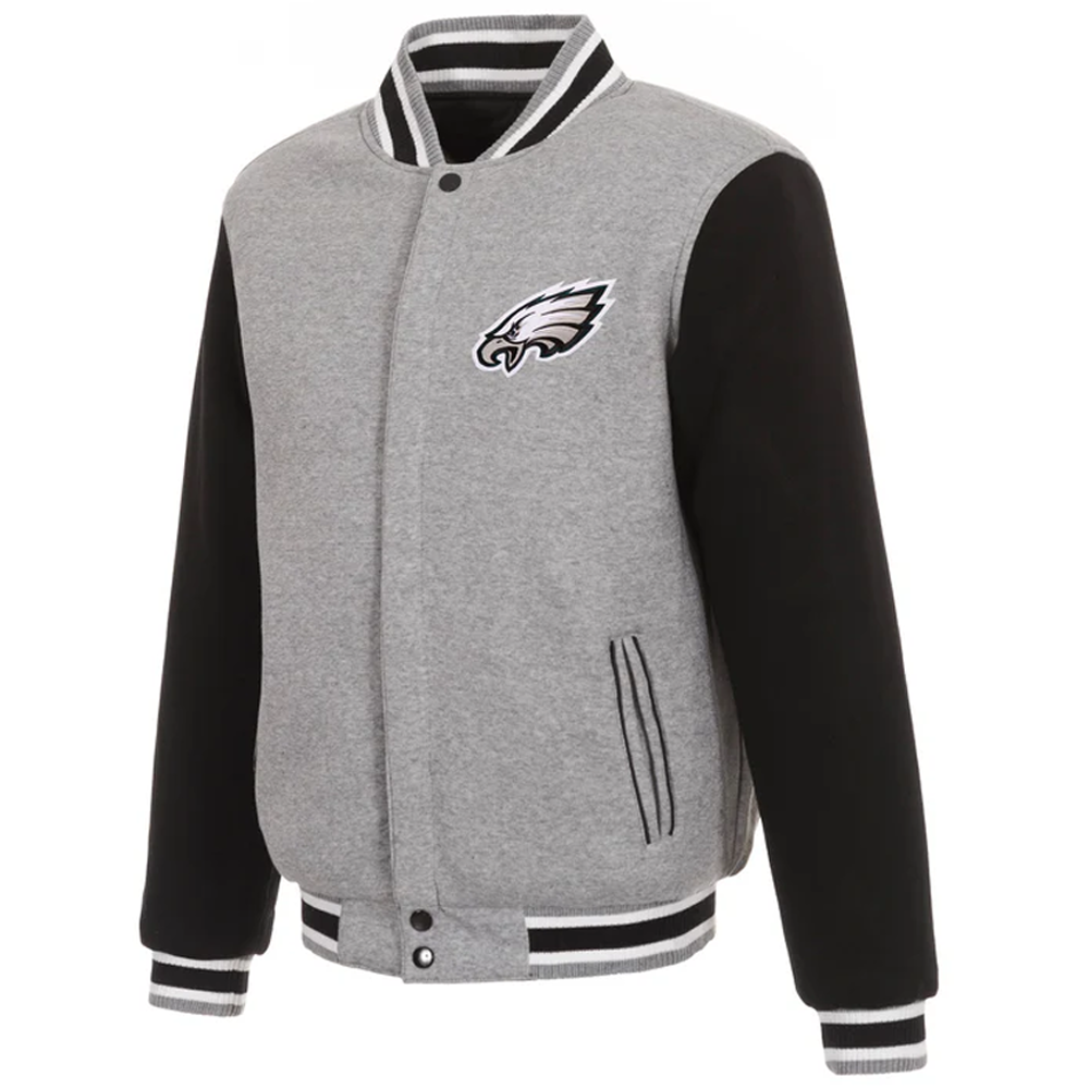 Men's NFL Eagles Reversible Fleece Jacket