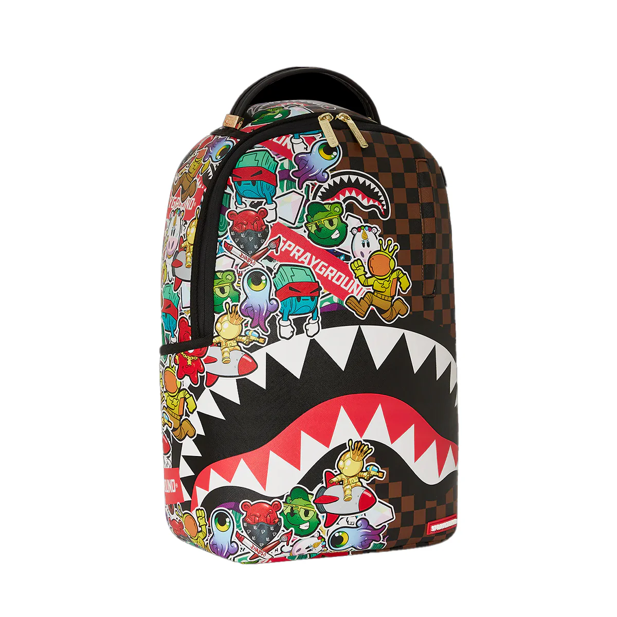 Sprayground Sharks in Stickers DLXSV Backpack