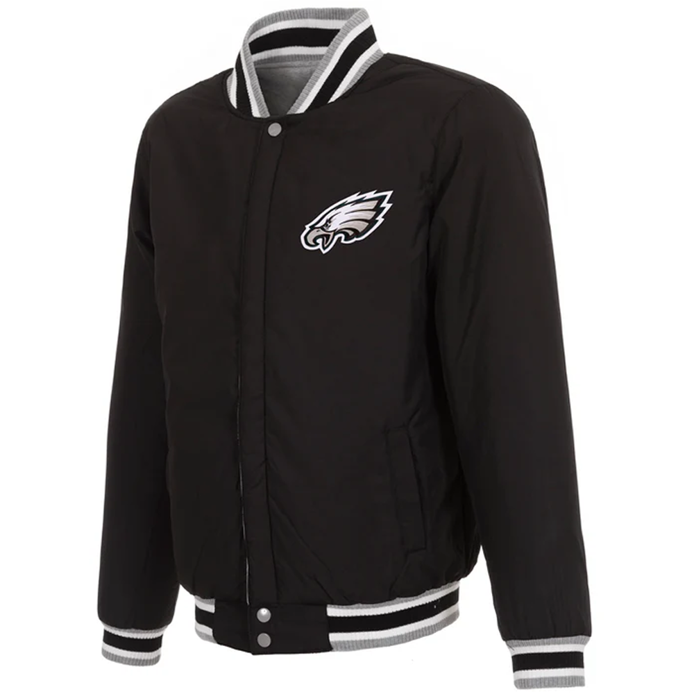 Men's NFL Eagles Reversible Fleece Jacket