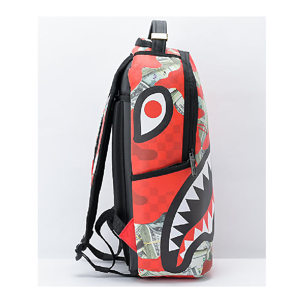 Sprayground Panic Attack Backpack in Red for Men